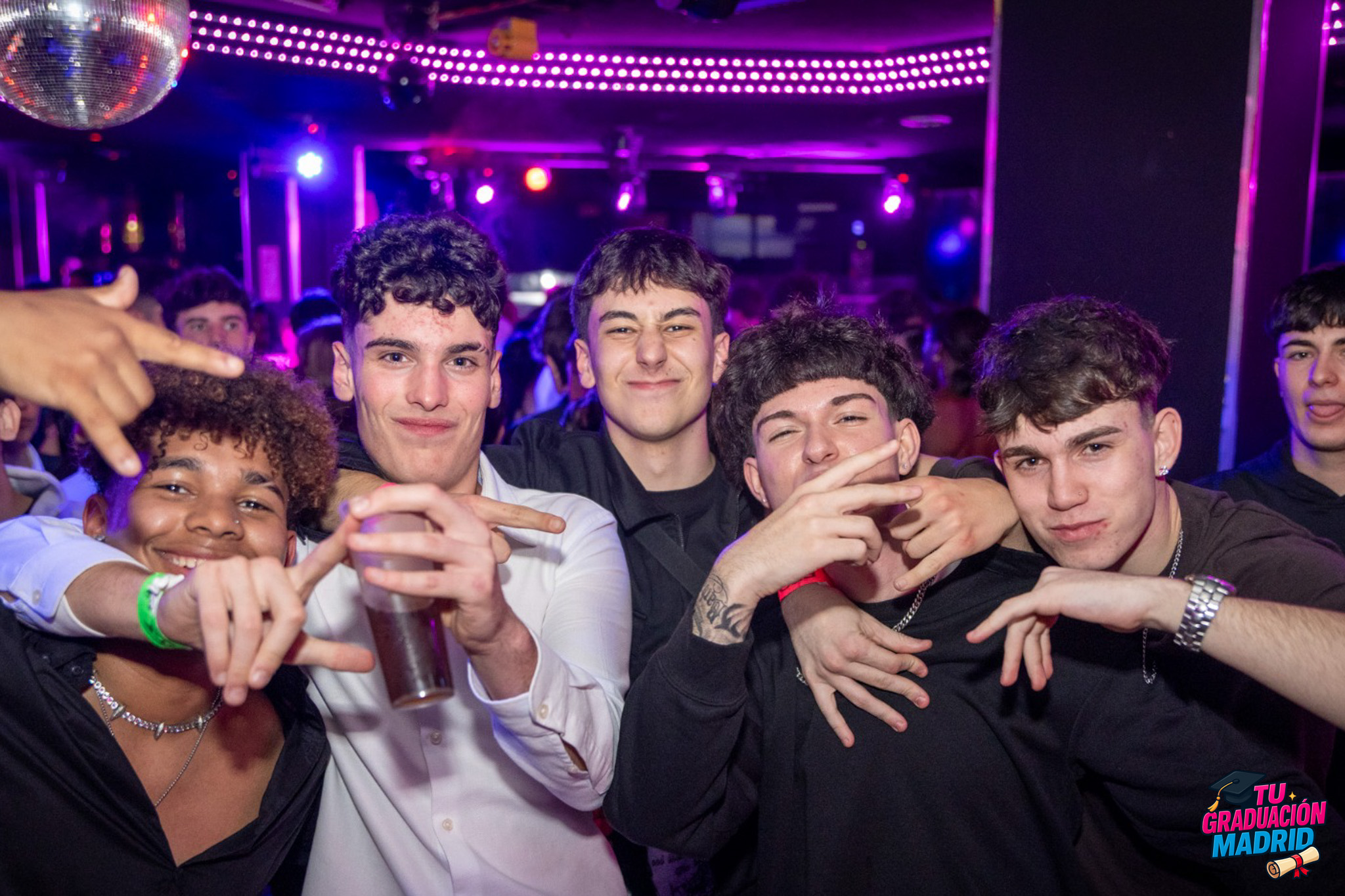 Graduación en discoteca en Madrid